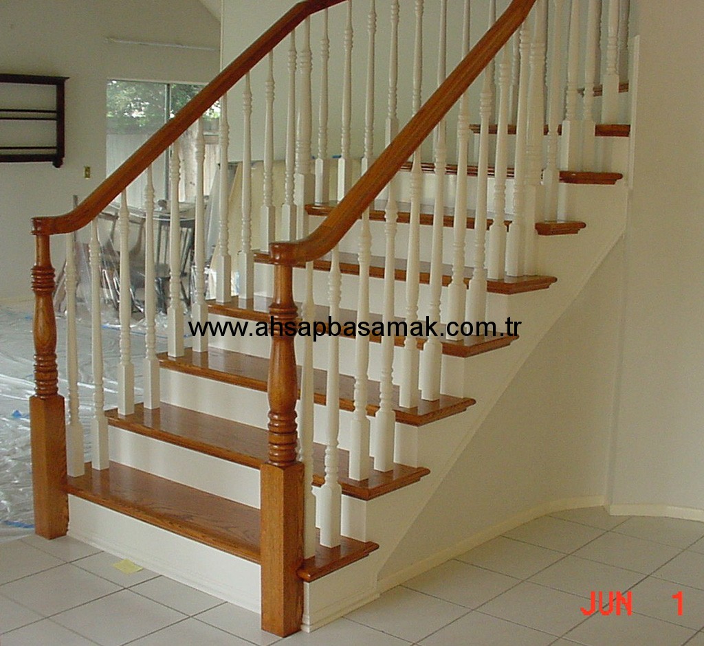 Beton Üzeri Ahşap Basamaklar